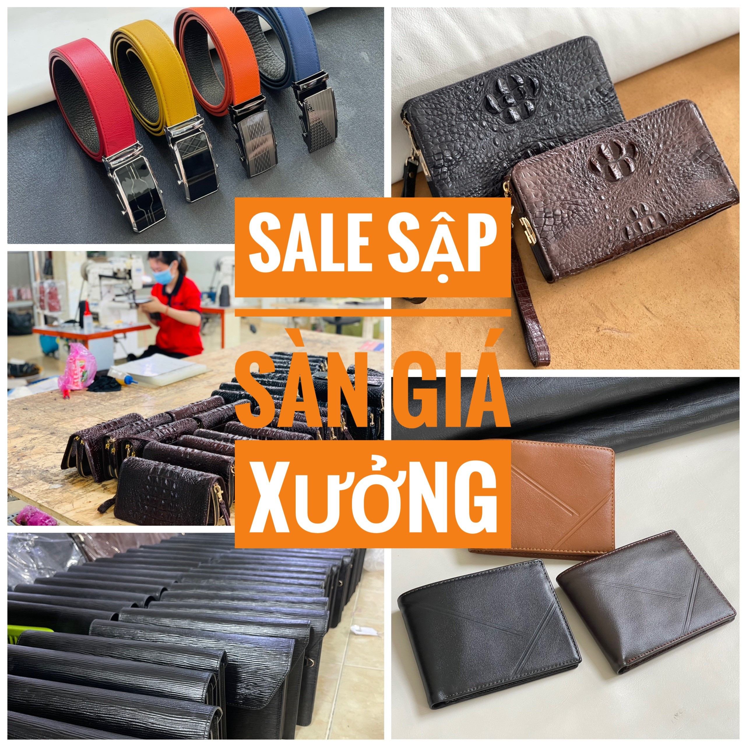 Xưởng sản xuất ví da, thắt lưng đang tìm bạn đồng hành có vốn cực thấp