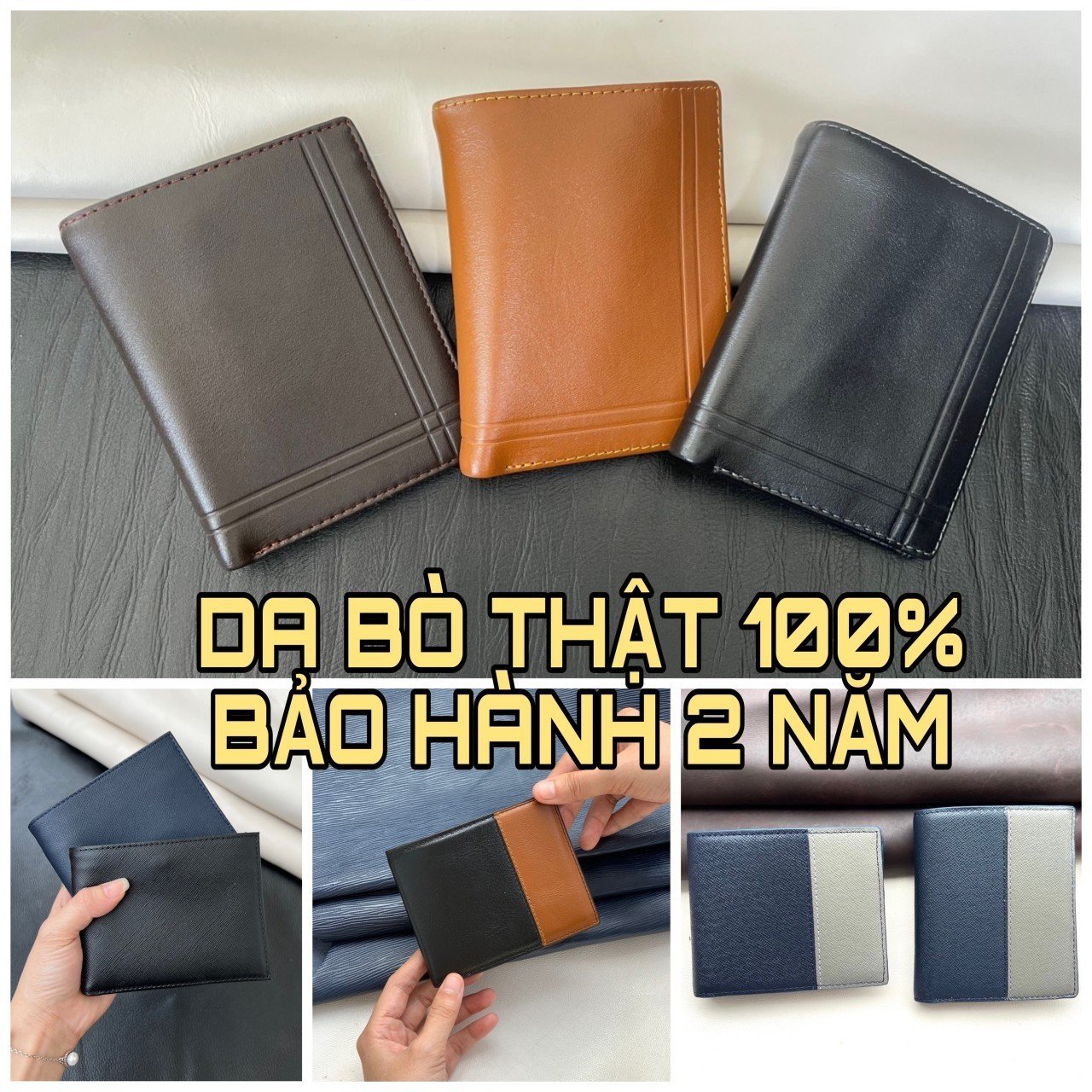 Địa chỉ sản xuất ví, thắt lưng da thật giá thấp xưởng tại TPHCM