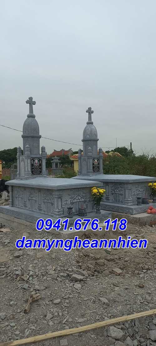 Địa Chỉ làm mộ đá công giáo đẹp bán tại Kon Tum - Cơ Sở Uy Tín