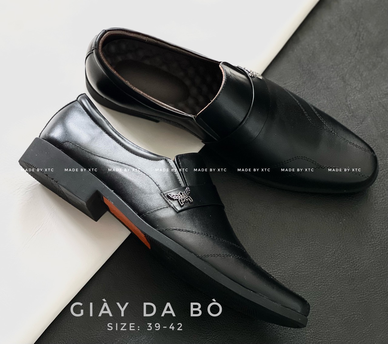 Giày tây nam da bò   -   Hàng sẵn tại xưởng