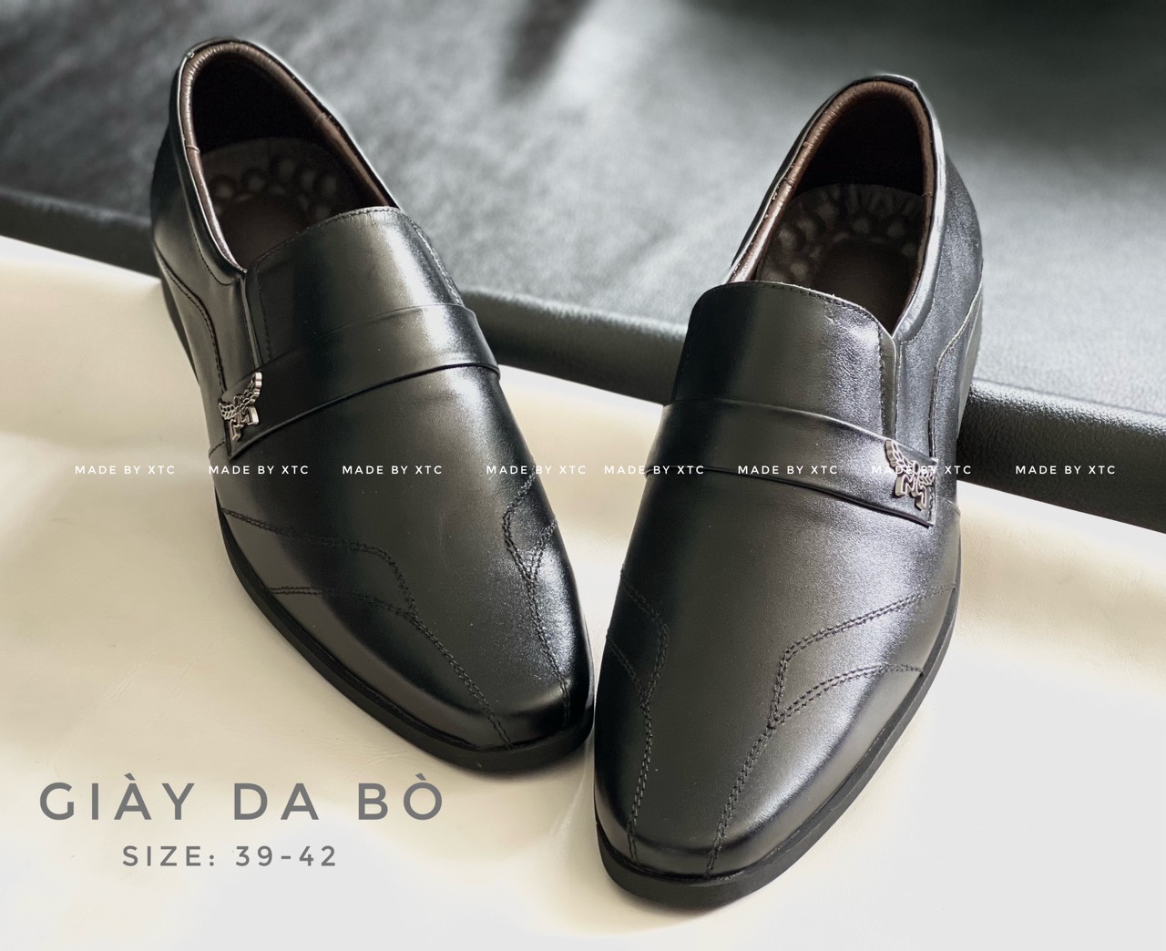 Giày tây nam da bò   -   Hàng sẵn tại xưởng