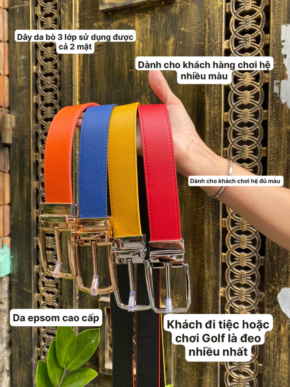 Ví, thắt lưng da thật giá sỉ tại xưởng không qua trung gian