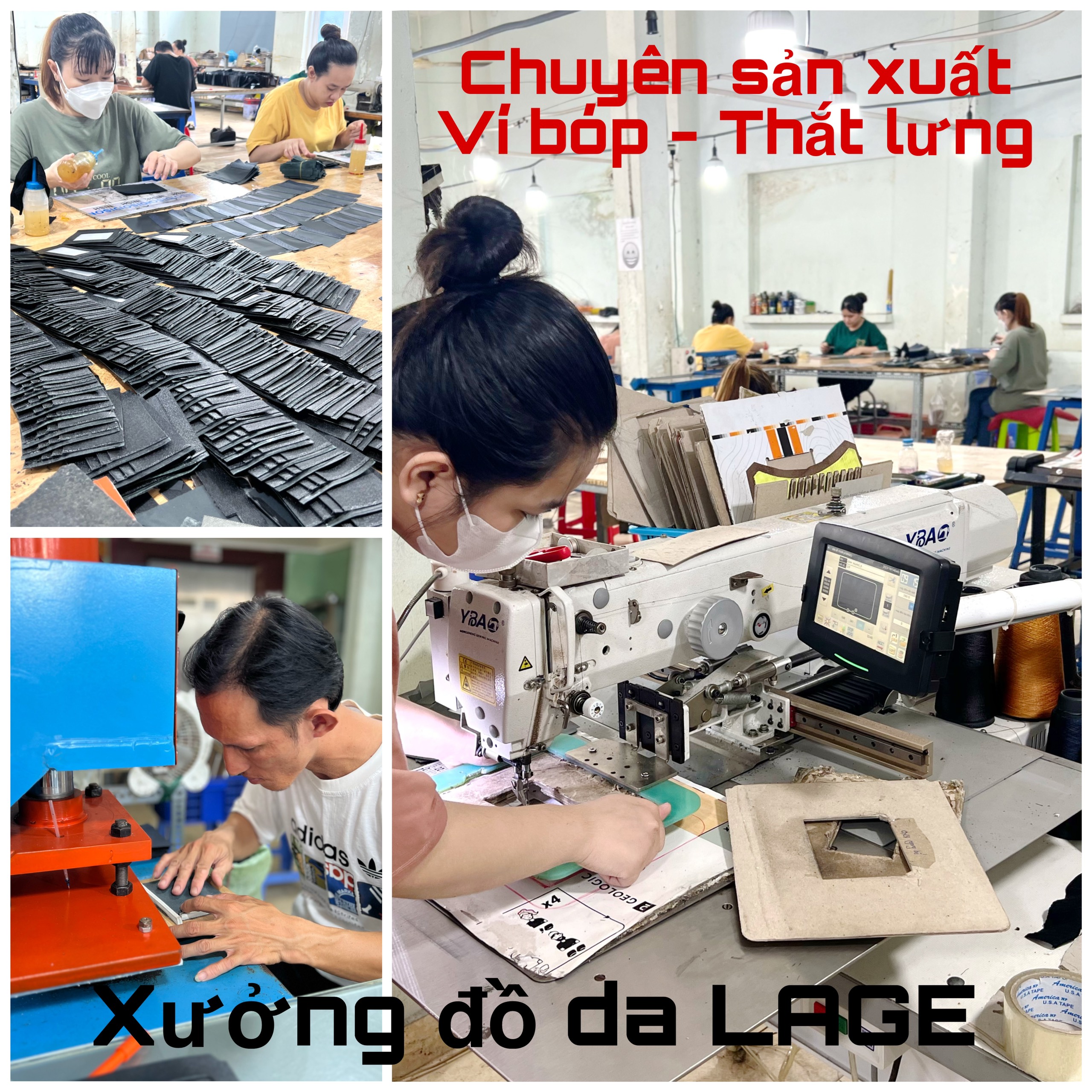Nhập sỉ ví, dây lưng da thật tại xưởng sản xuất đồ da Lage có vốn thấp