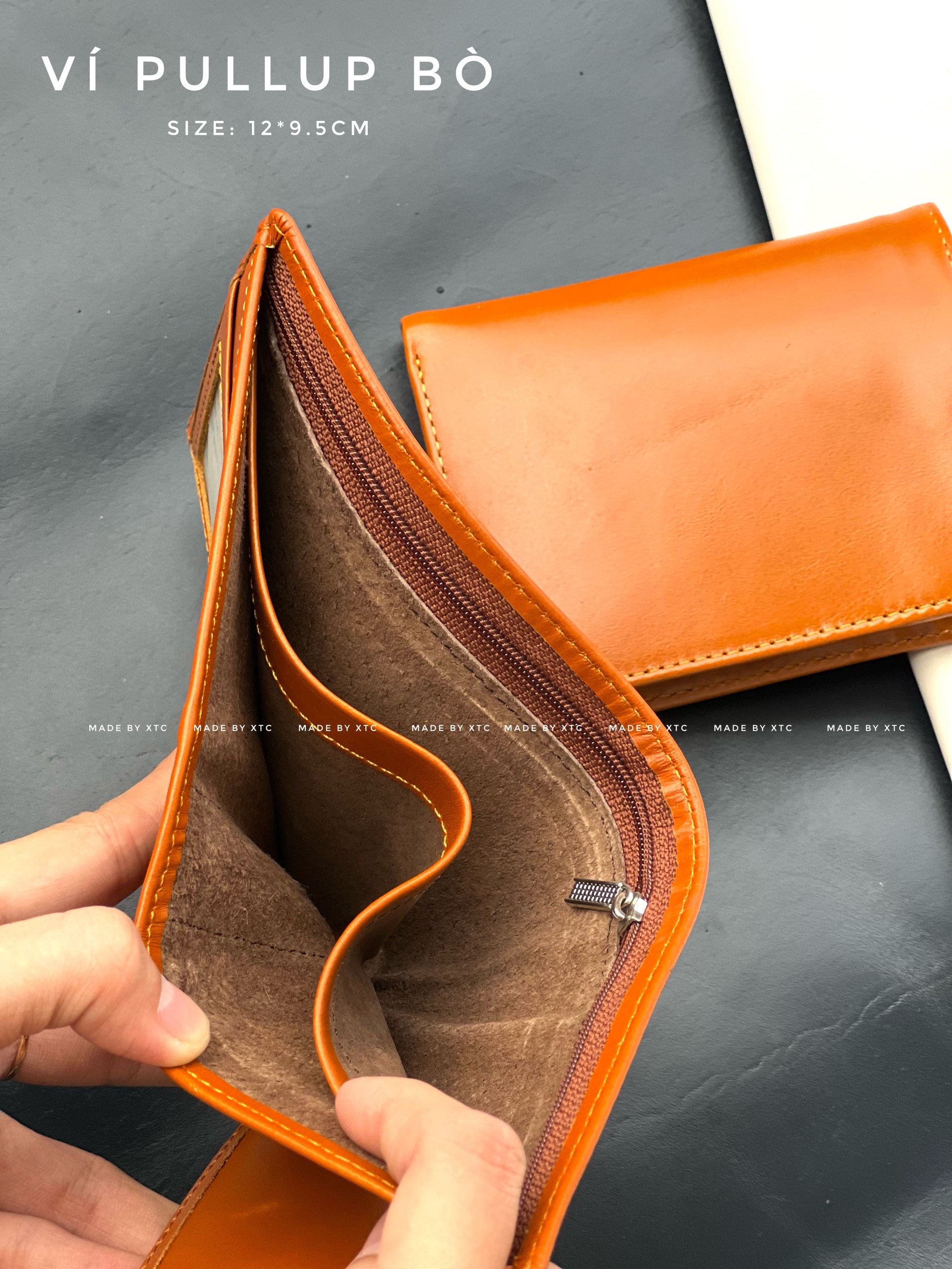 Sẳn tại công ty 300 cái ví da bò Pullup