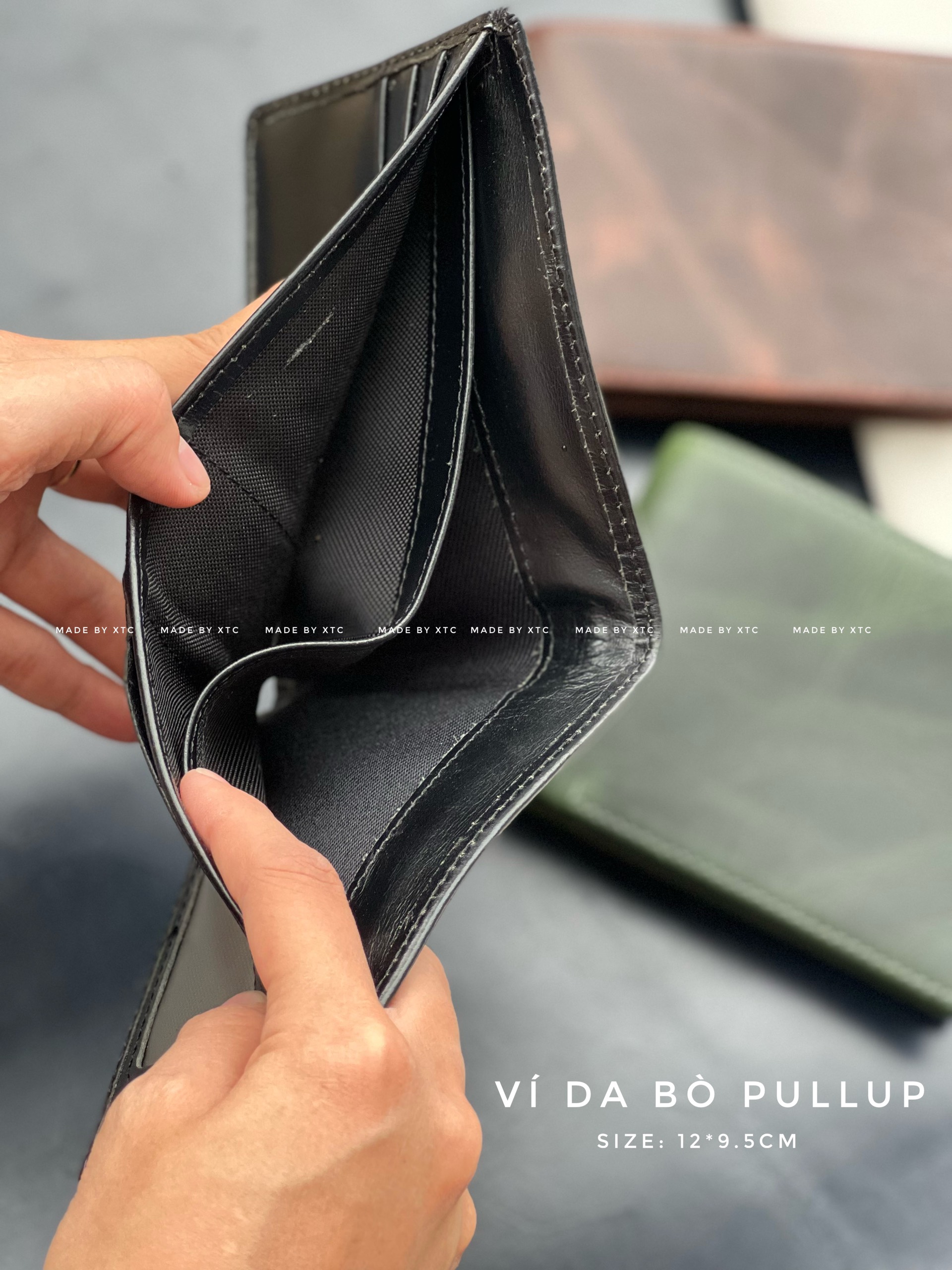 Lô ví da thật giá sỉ sản xuất tại xưởng