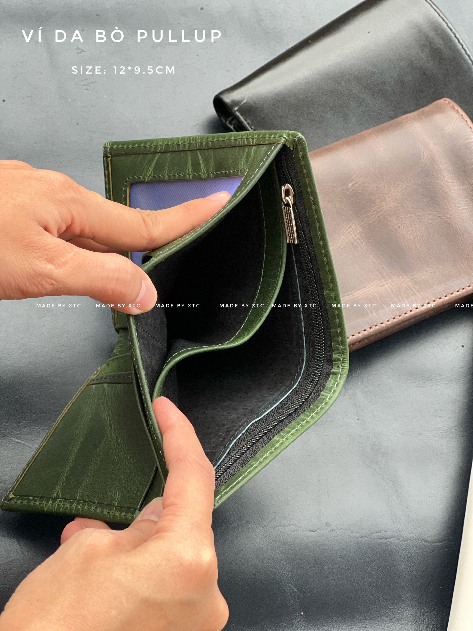 Lô ví da thật giá sỉ sản xuất tại xưởng
