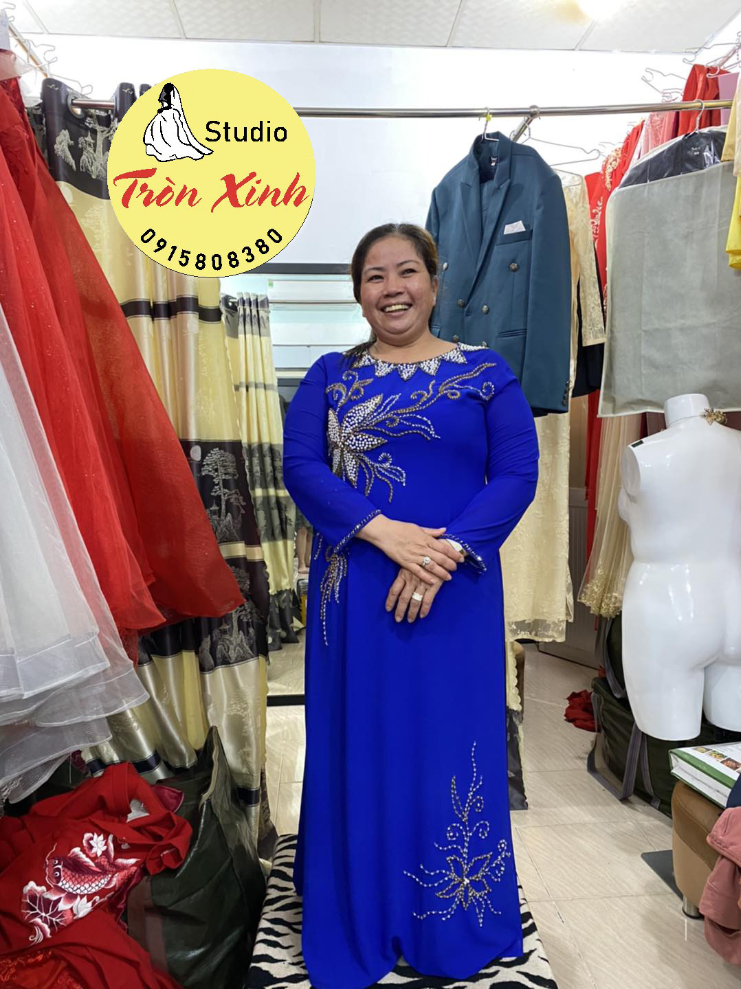 Áo dài sui bigsize Tròn Xinh 13.5 siêu khuyến mãi