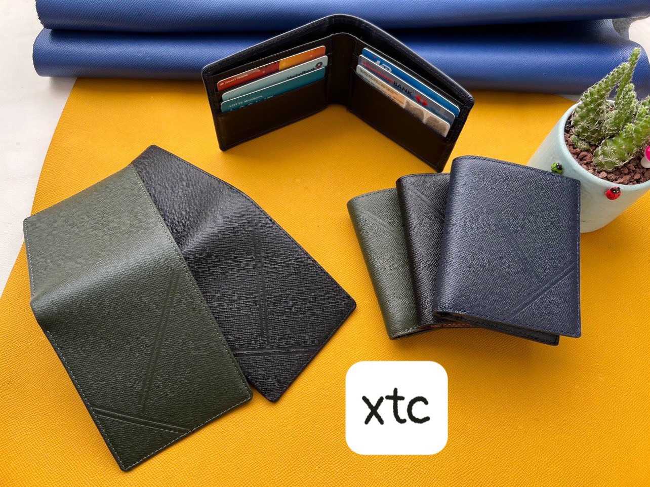 Xưởng sản xuất các mặt hàng đồ DA - Ví Taiga sọc Y