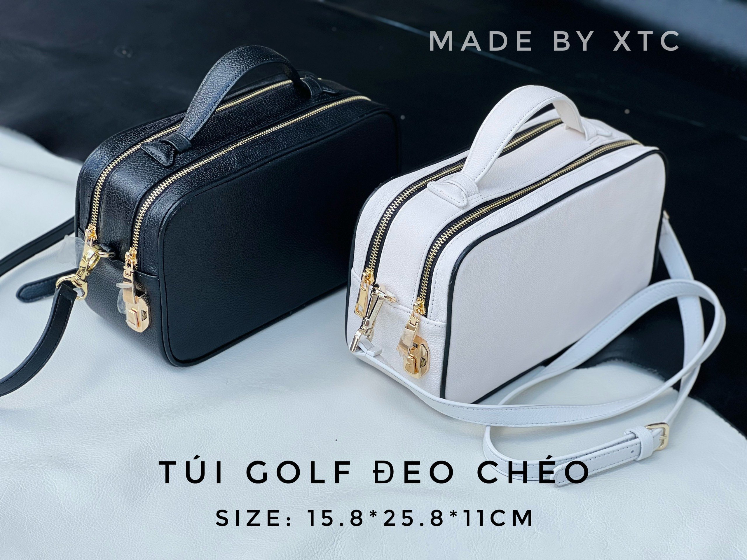 Xưởng sản xuất trực tiếp ĐỒ DA - Túi GOLF đeo chéo nữ
