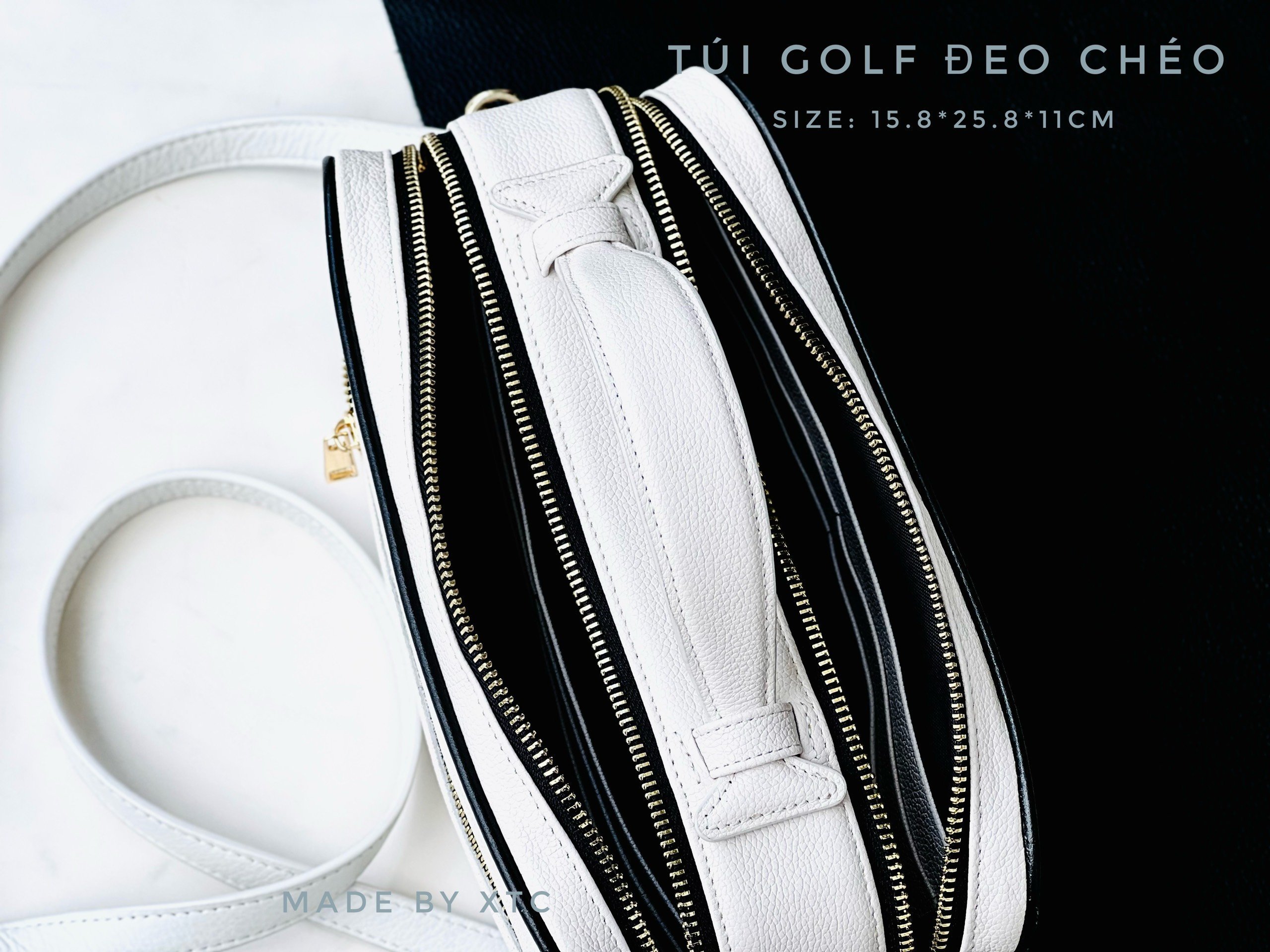 Xưởng sản xuất trực tiếp ĐỒ DA - Túi GOLF đeo chéo nữ