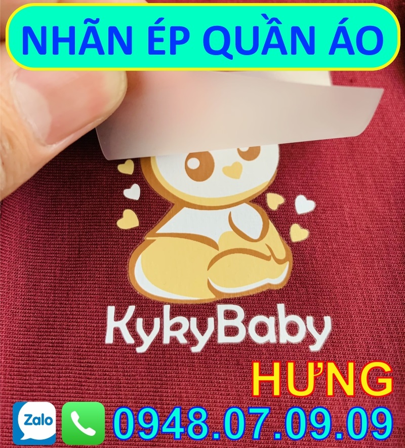 Nhãn ép nhiệt và nhãn ép chuyển nhiệt quần áo