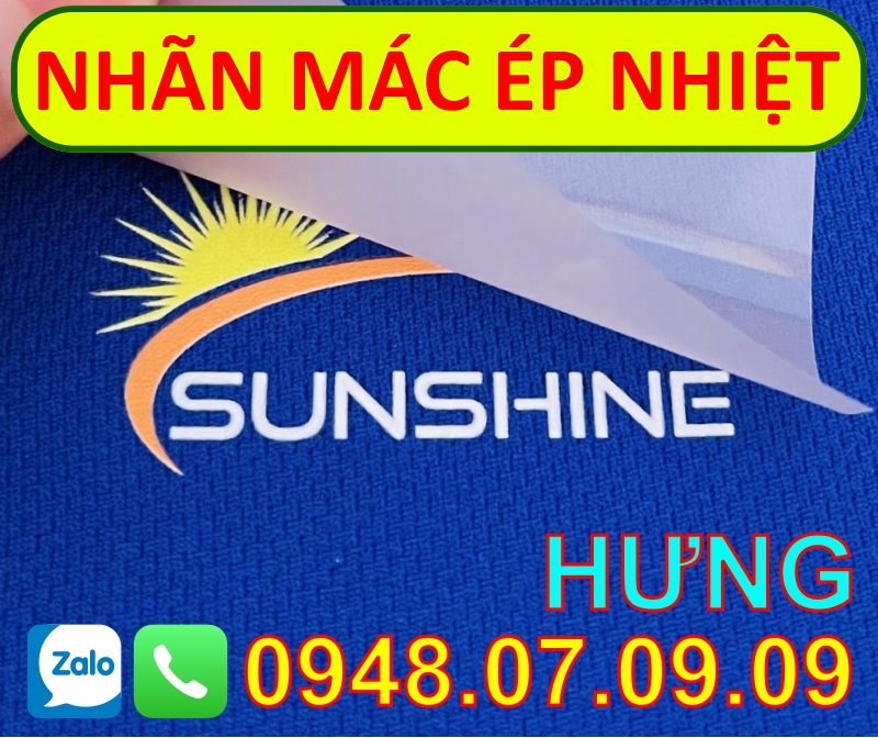 Nhãn ép nhiệt và nhãn ép chuyển nhiệt quần áo