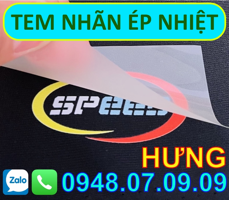 Nhãn ép nhiệt và nhãn ép chuyển nhiệt quần áo