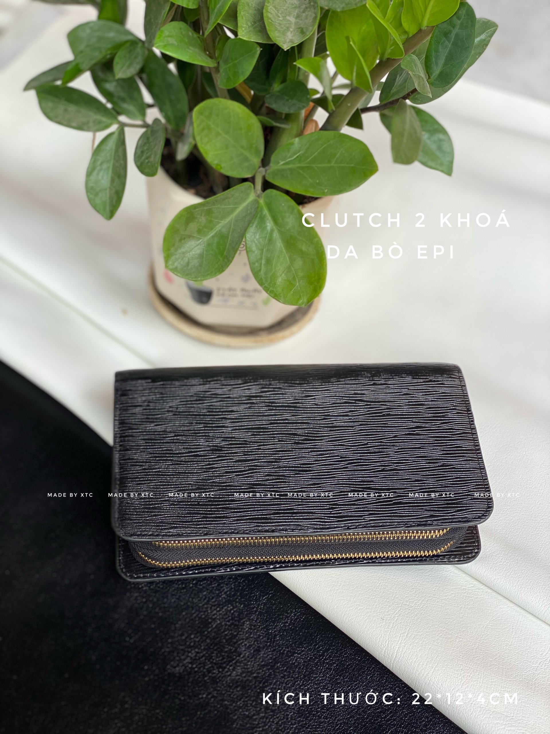 Sẵn lô clutch da bò epi -  Sỉ siêu thấp