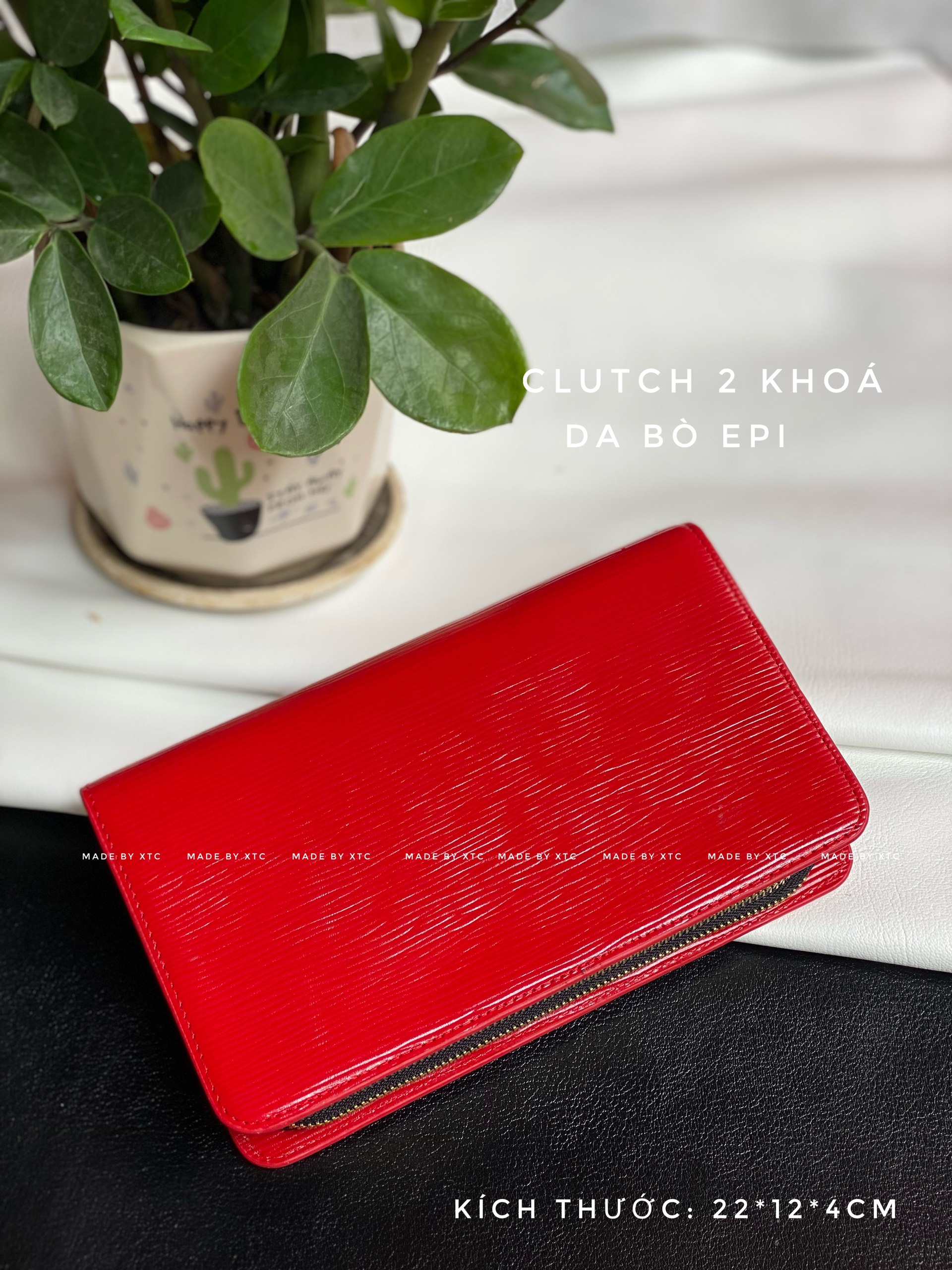 Sẵn lô clutch da bò epi -  Sỉ siêu thấp