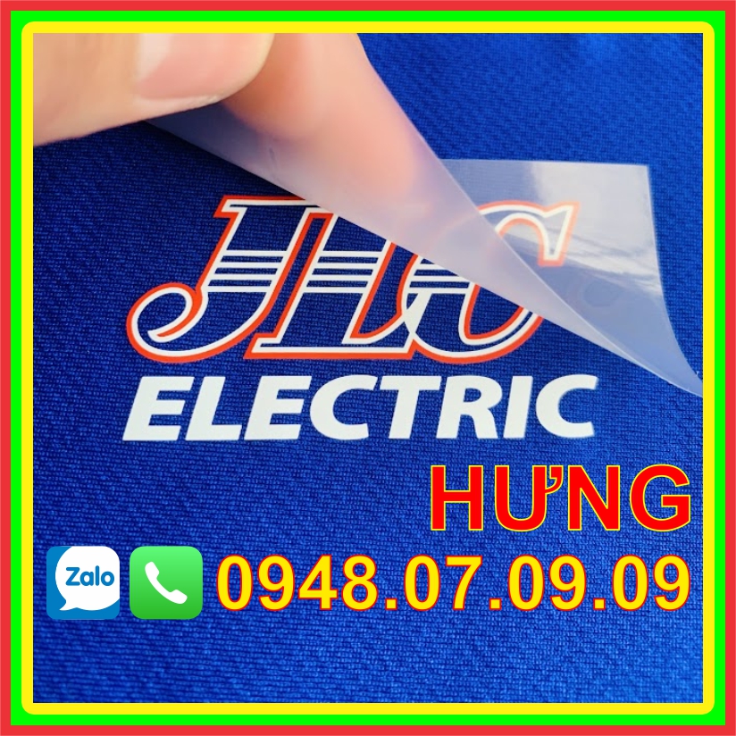 Nhãn ép nhiệt quần áo - Nhãn ép nhiệt HƯNG THANH