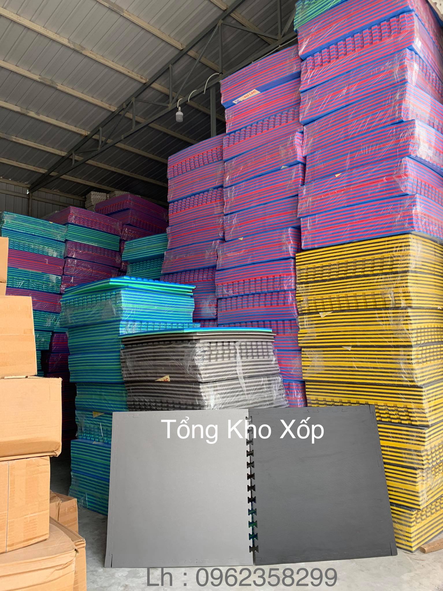 Kho thảm xốp 1m x 1m x 3cm Hà Nội giá tại kho 