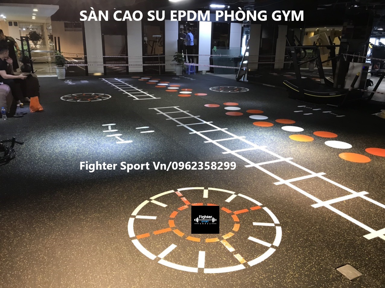 Thảm cao su Gym, Boxing , Fitness , Yoga