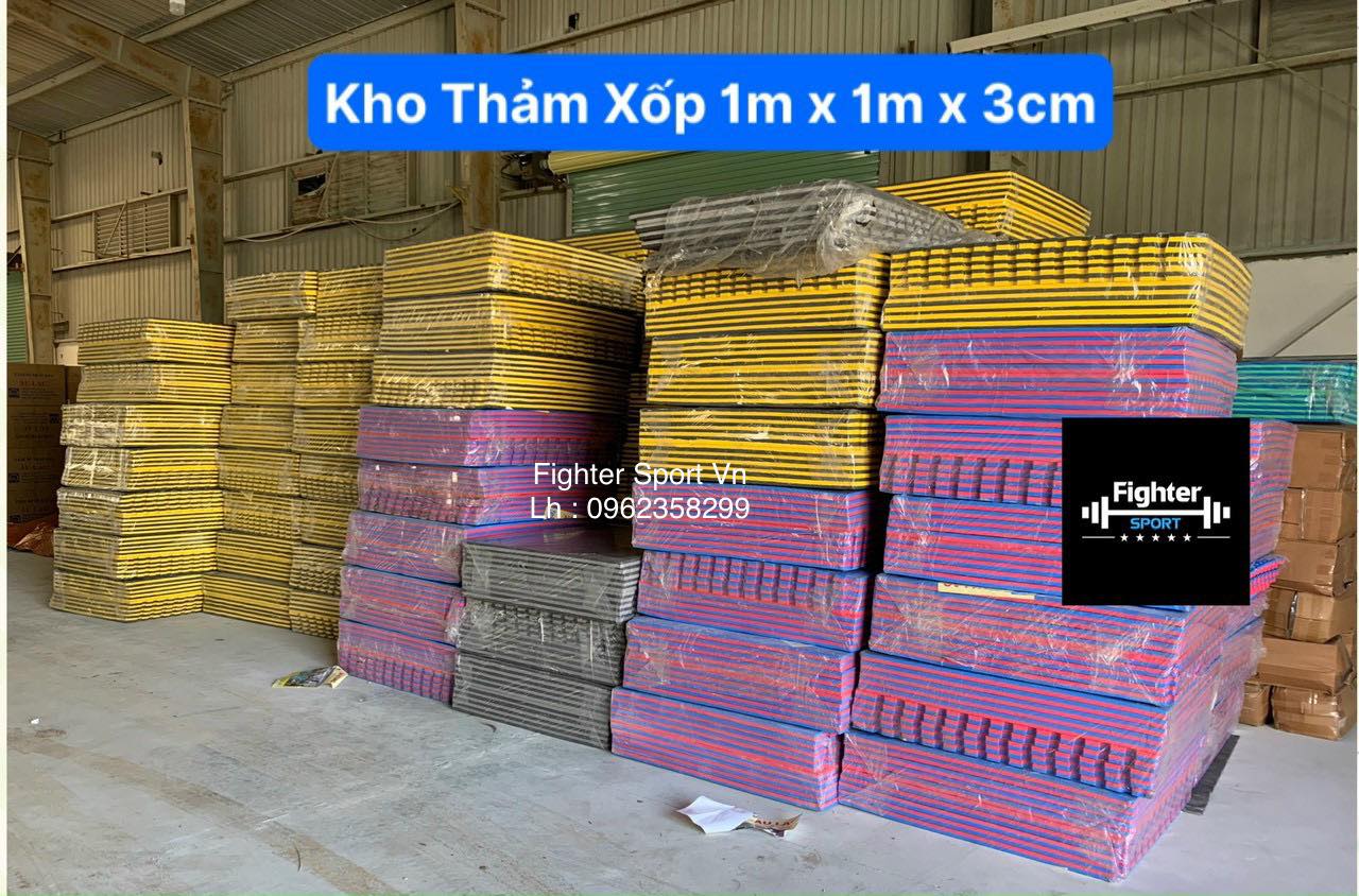 XỐP TRẢI SÀN 1M X  1M X 3CM HÀNG VIỆT NAM