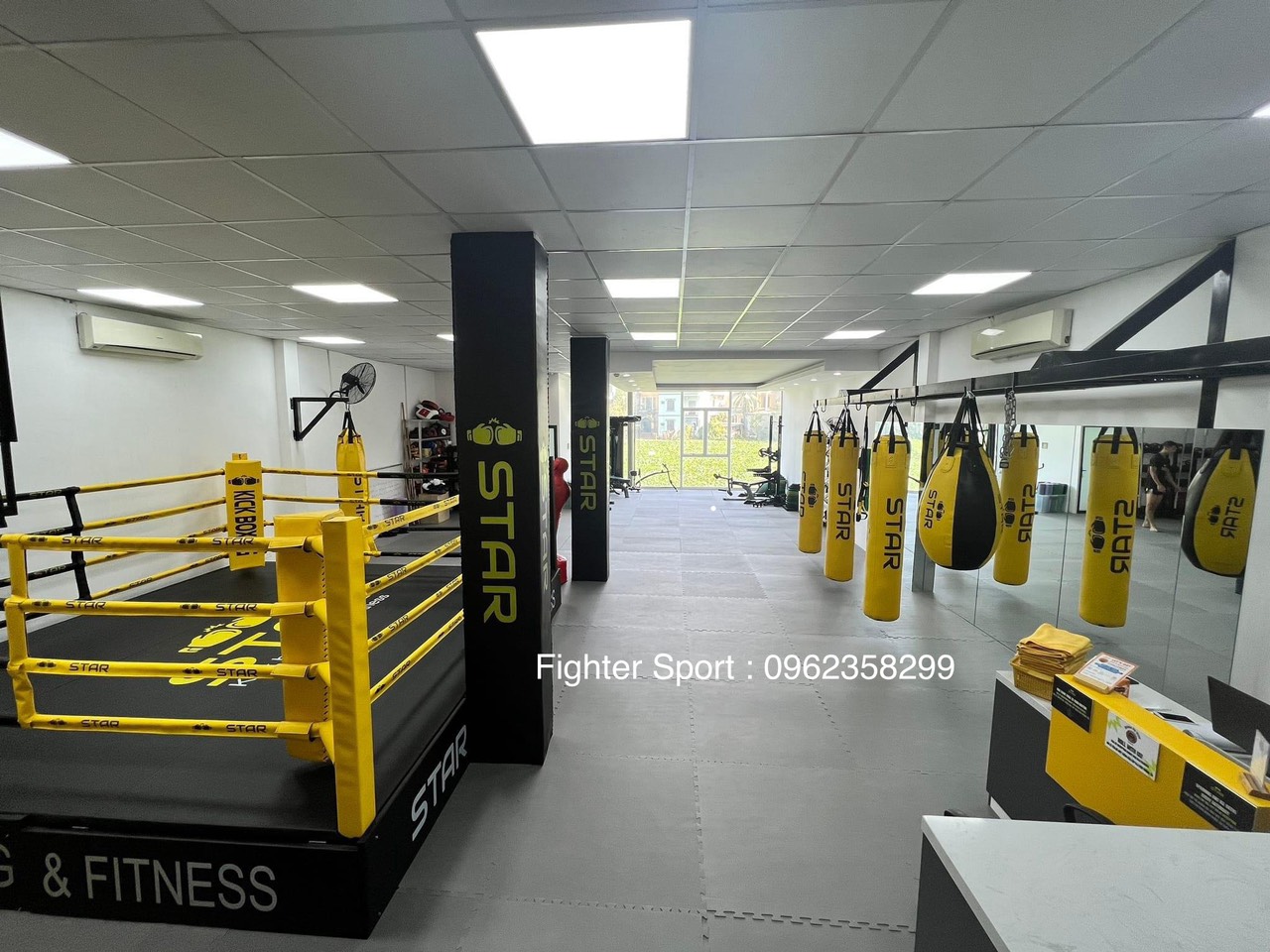 Gạch cao su phòng Gym, Boxing cao cấp HÀ NỘI