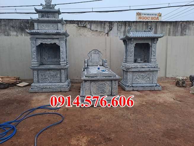 0026 lăng mộ đá đôi song thân phu thê đẹp bán khánh hoà
