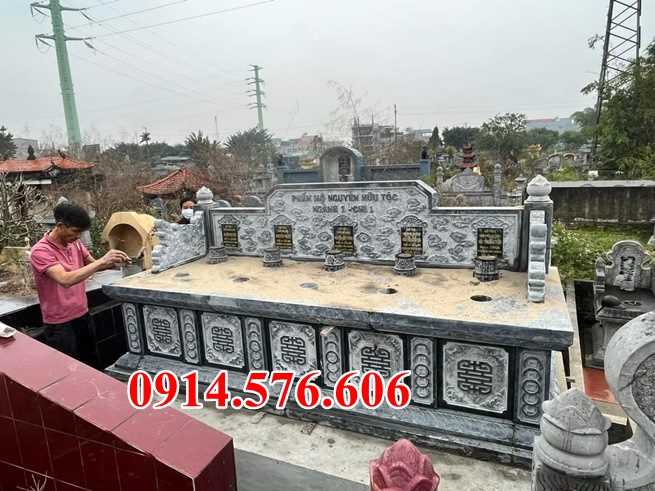 0026 lăng mộ đá đôi song thân phu thê đẹp bán khánh hoà