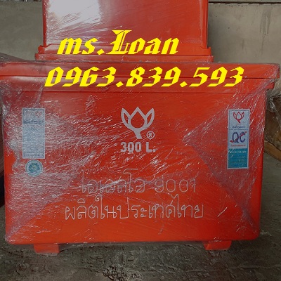 Bán thùng trữ hải sản 300lit hiệu hoa sen thái lan/ 0963839593