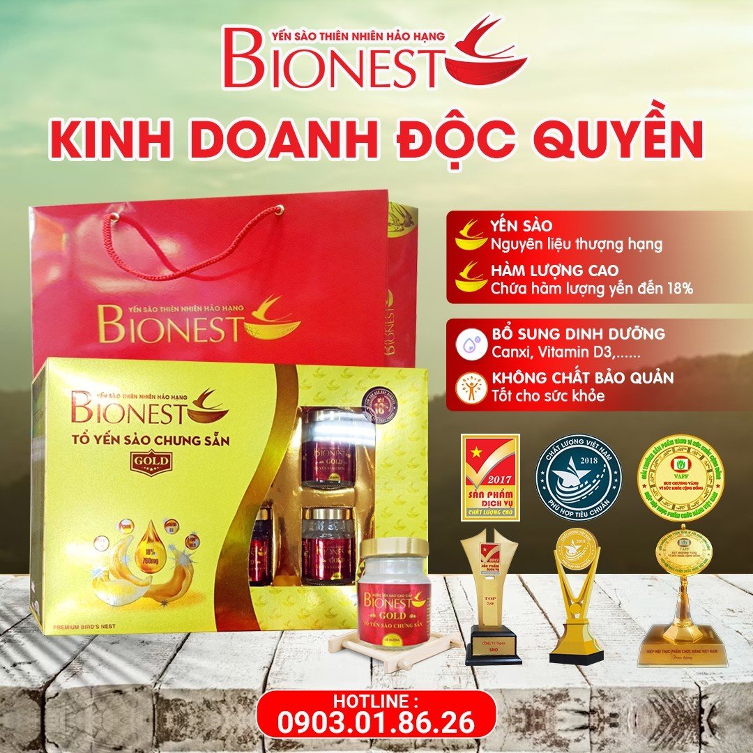 Tìm đại lý, nhà phân phối yến sào Bionest độc quyền khu vực