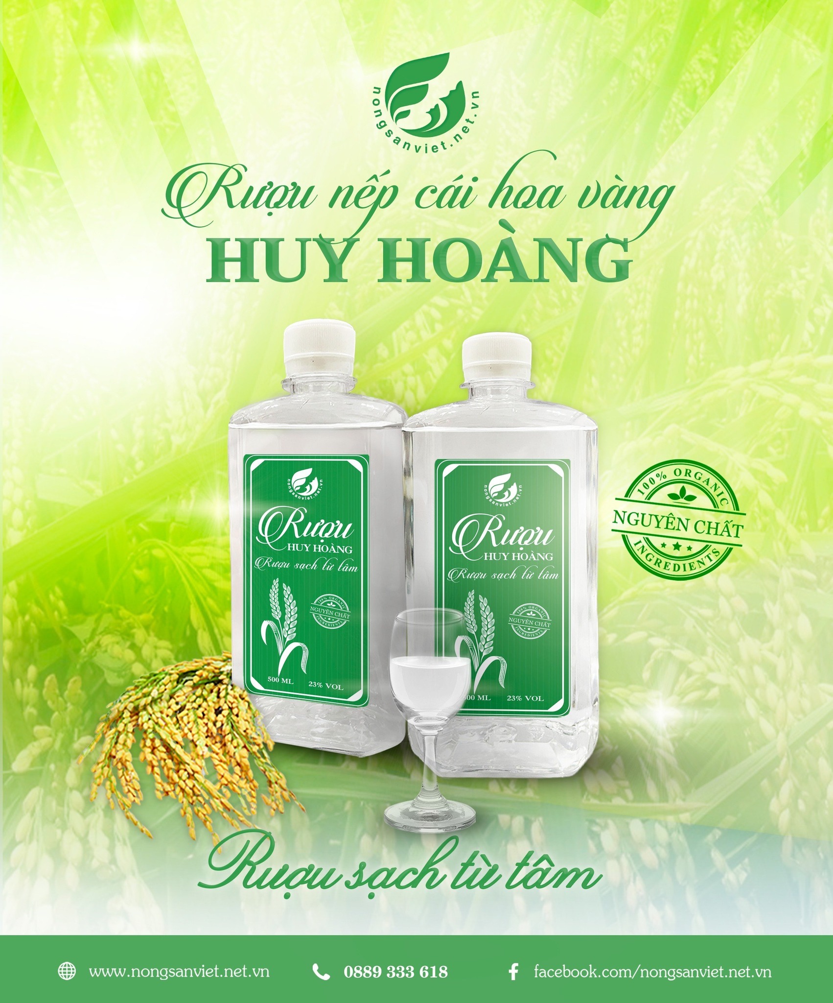 R.ượu Huy Hoàng, đặc sản Đông Triều, Quảng Ninh - Sạch từ tâm!