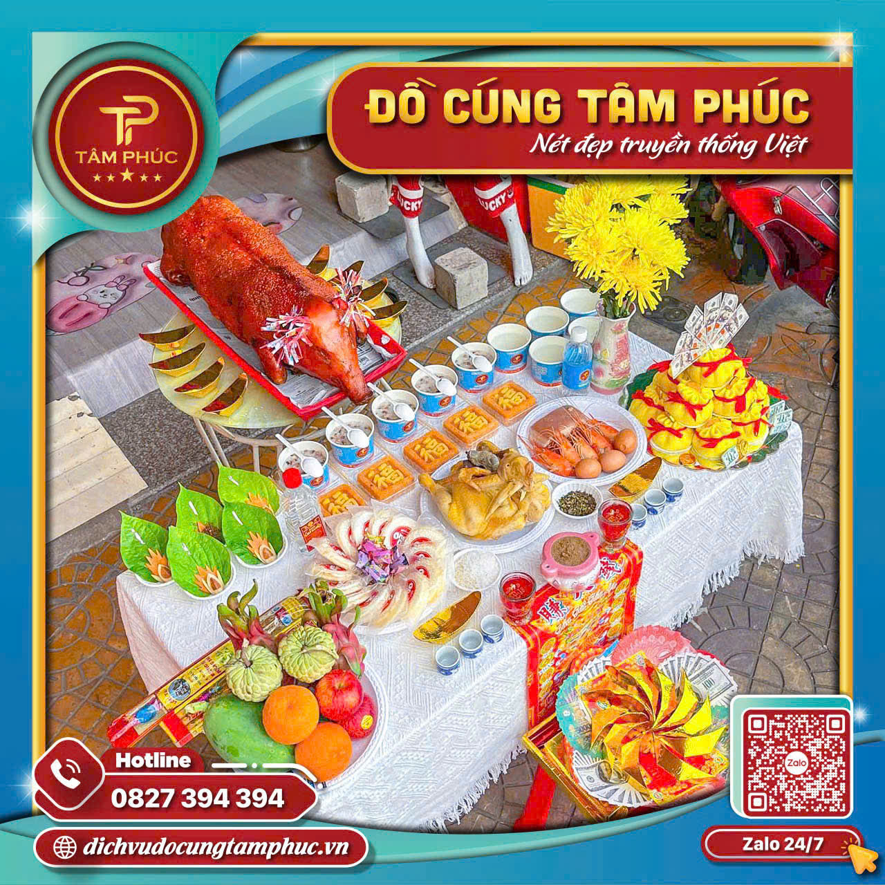 Mâm Cúng Khai Trương -  Chào Đón Vạn Sự Như Ý