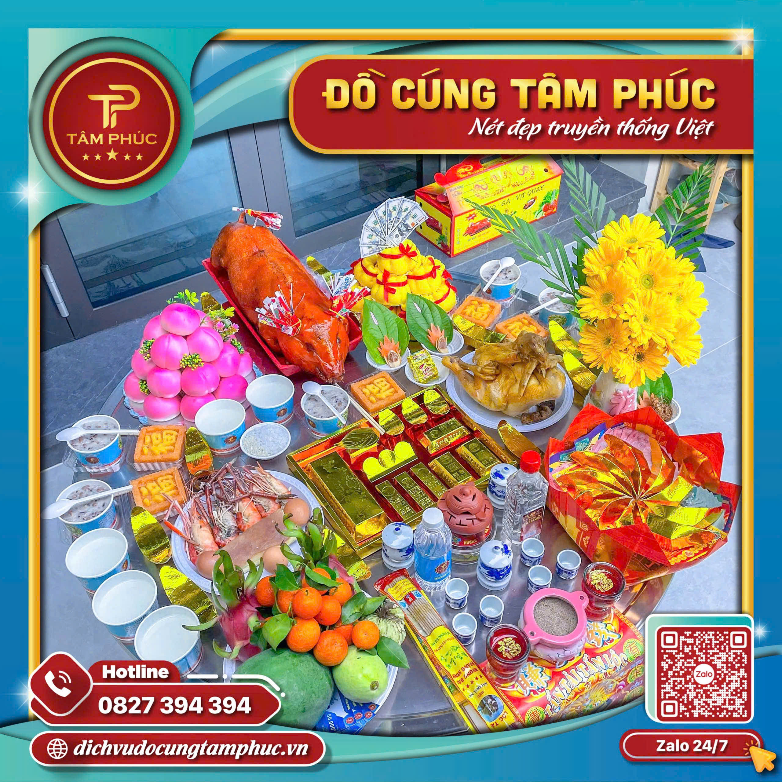 Mâm Cúng Khai Trương -  Chào Đón Vạn Sự Như Ý