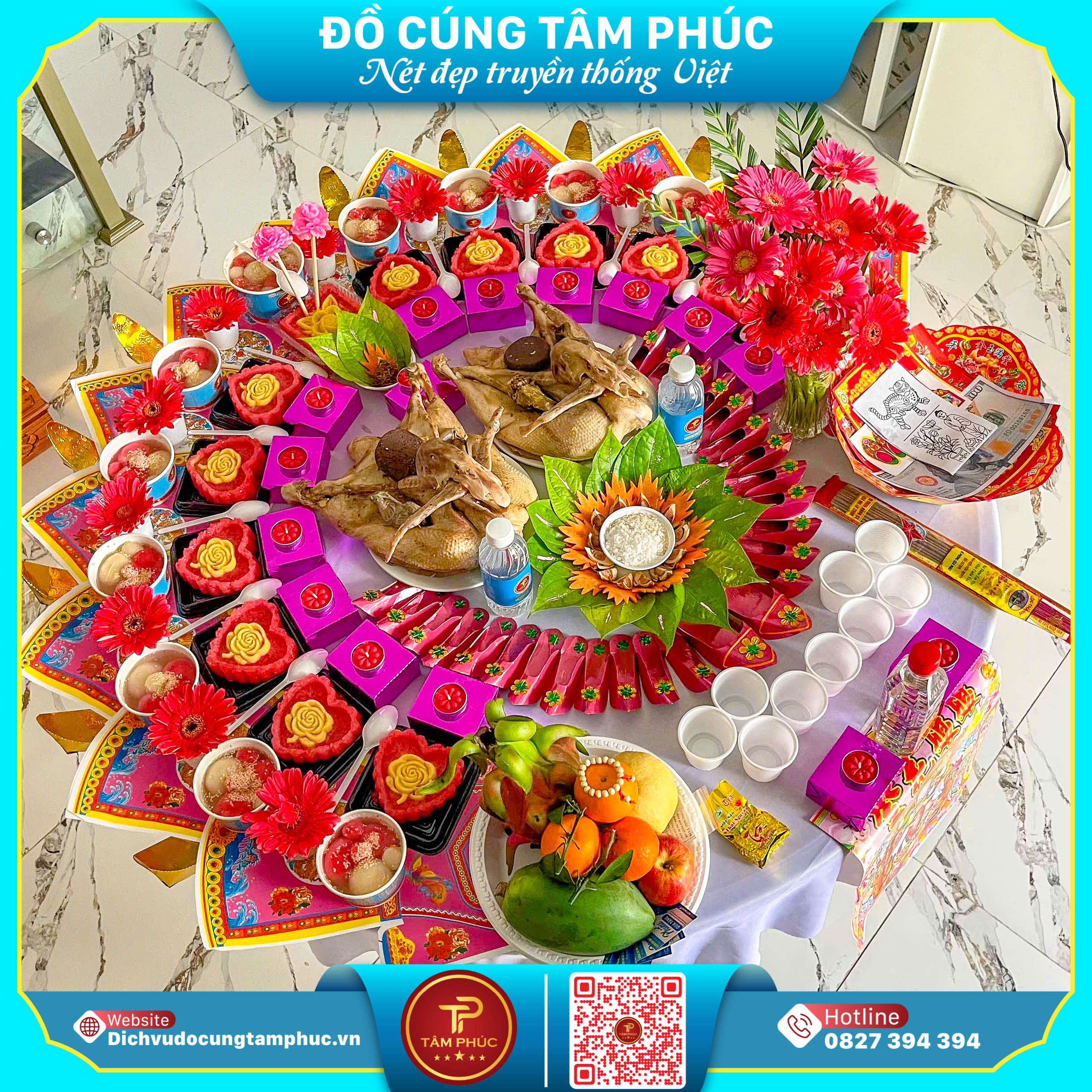 Dịch Vụ Đồ Cúng Tâm Phúc Mâm Cúng Căn 12 Tuổi