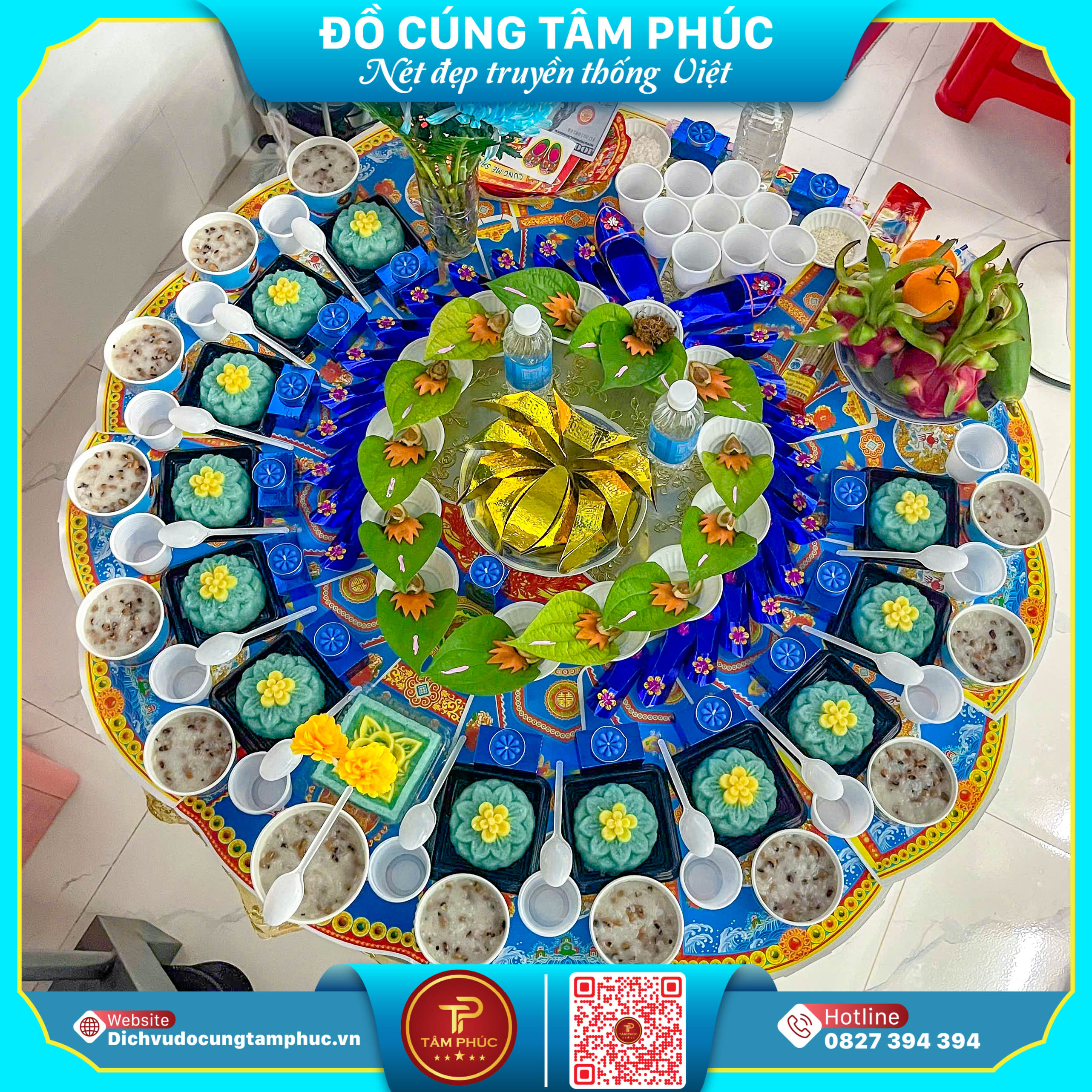 Dịch Vụ Đồ Cúng Tâm Phúc Mâm Cúng Căn 12 Tuổi