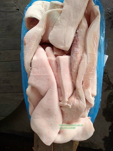Mỡ heo đông lạnh nhập khẩu làm nguyên liệu sản xuất xúc xích