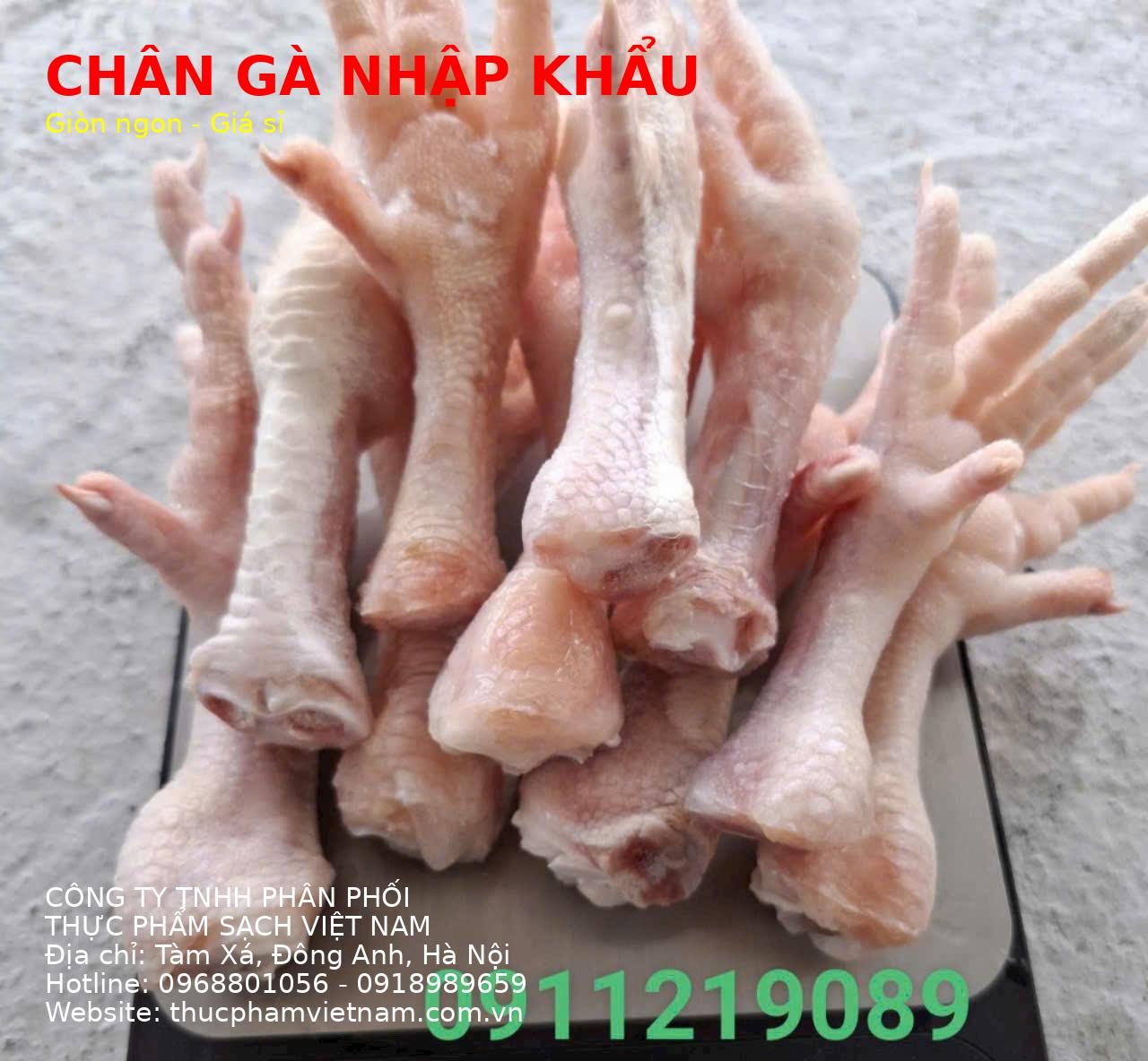 Review chân gà đông lạnh nhập khẩu chính hãng