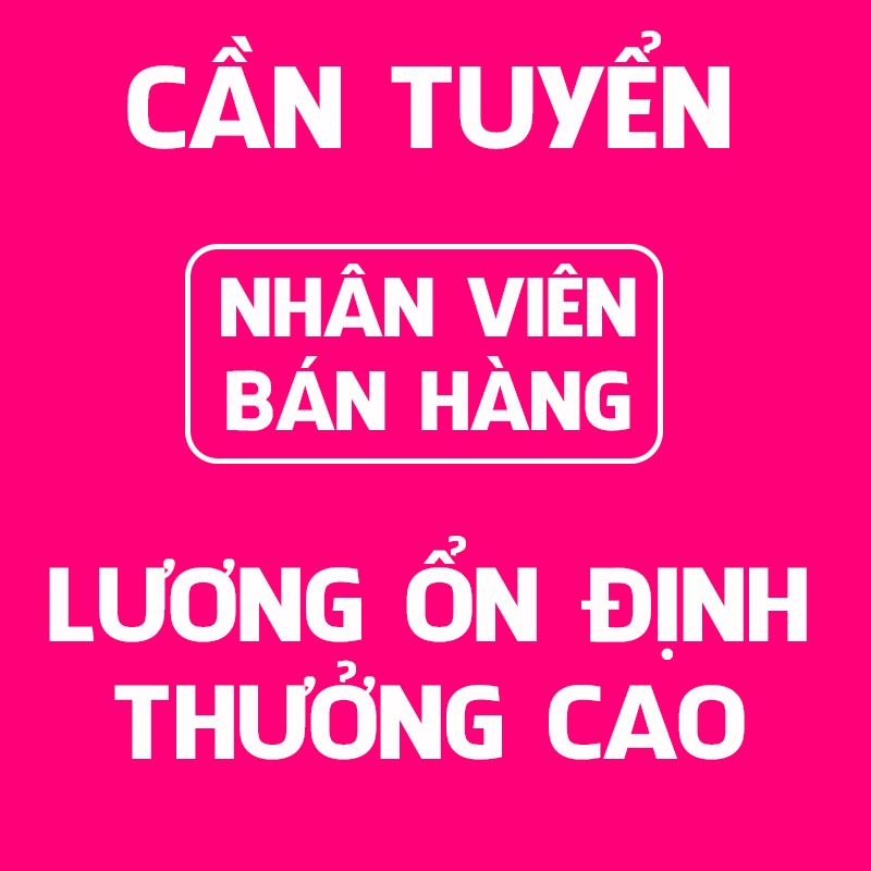 Cty vàng bạc đá quý BNSJ tuyển Nữ bán hàng tại Big C GO Đà Lạt