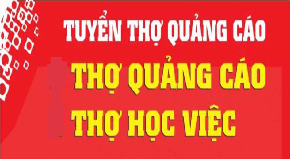 Tuyển dụng thợ và phụ làm nội thất quảng cáo tại Dĩ An Bình Dương