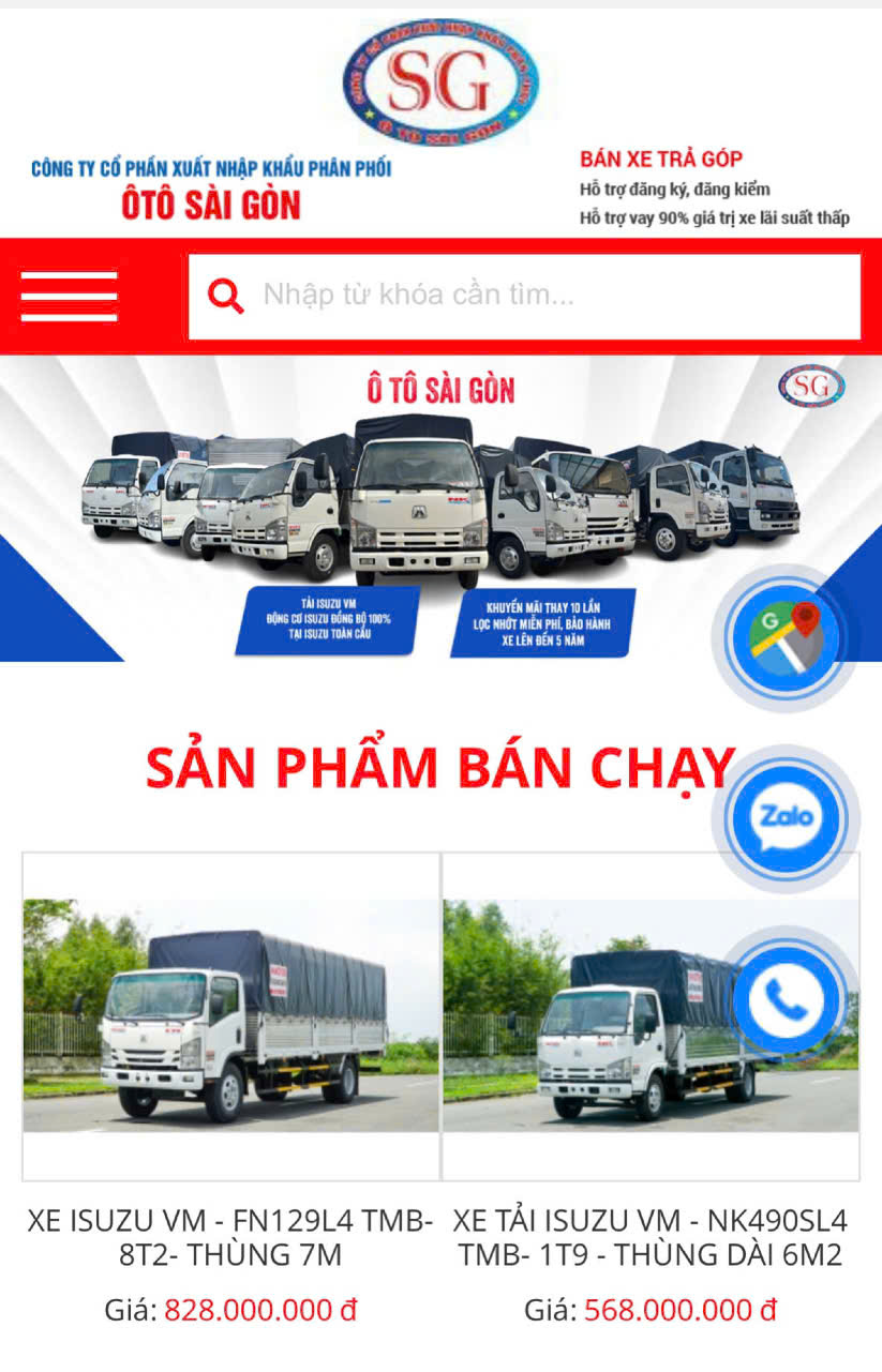 Ôtô Tải Sài Gòn tuyển NVKD, kế toán, kỹ thuật và các vị trí khác