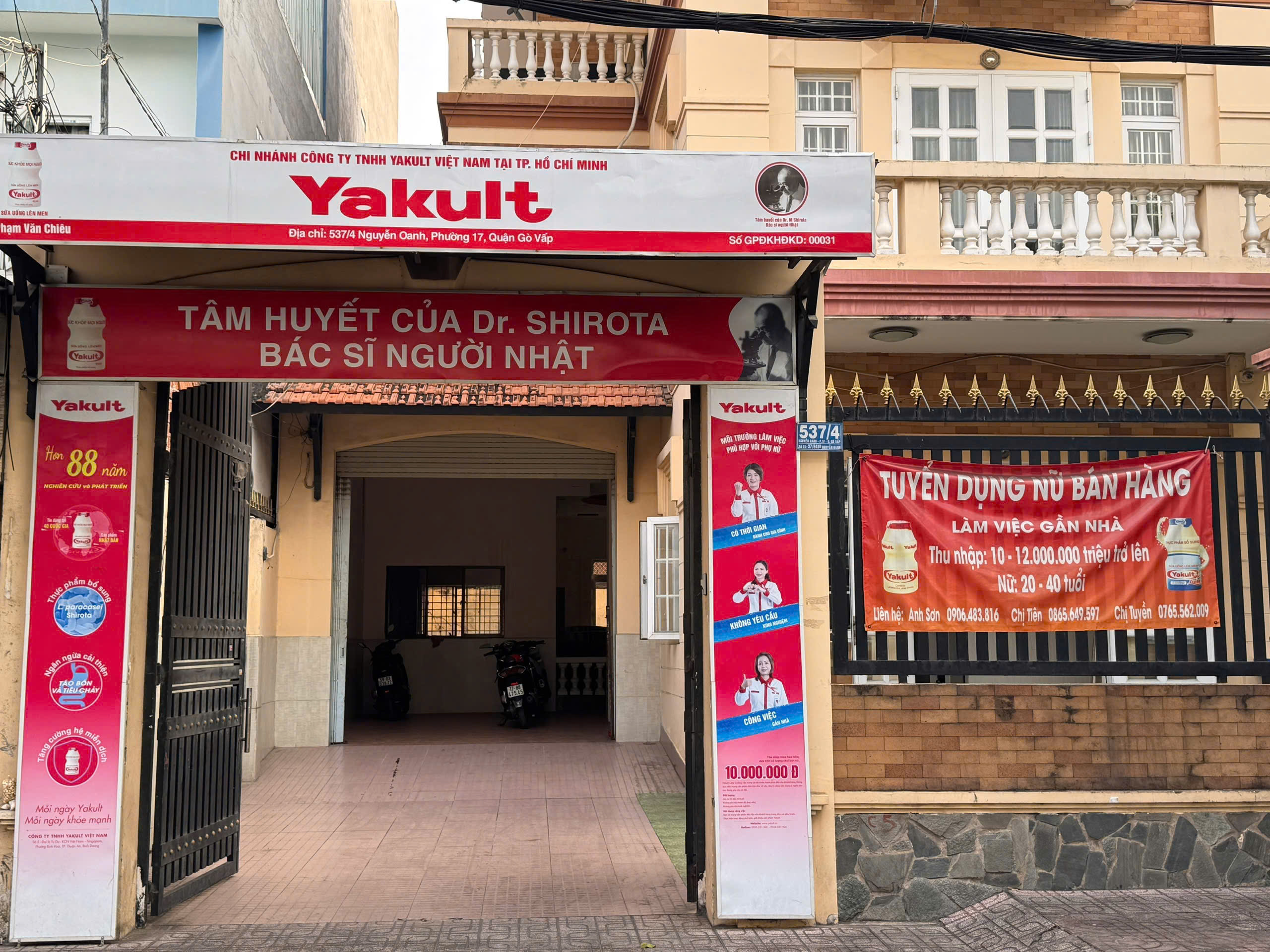 Tuyển Nữ bán Yakult tại nhà cho KH công việc thoải mái ko gò bó