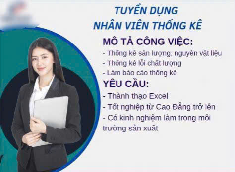 Cty Highland Dragon Dĩ An Bình Dương tuyển Nv thống kê nguyên liệu