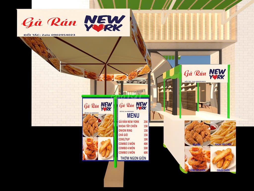 Tìm đối tác kinh doanh tự do Gà Rán New York
