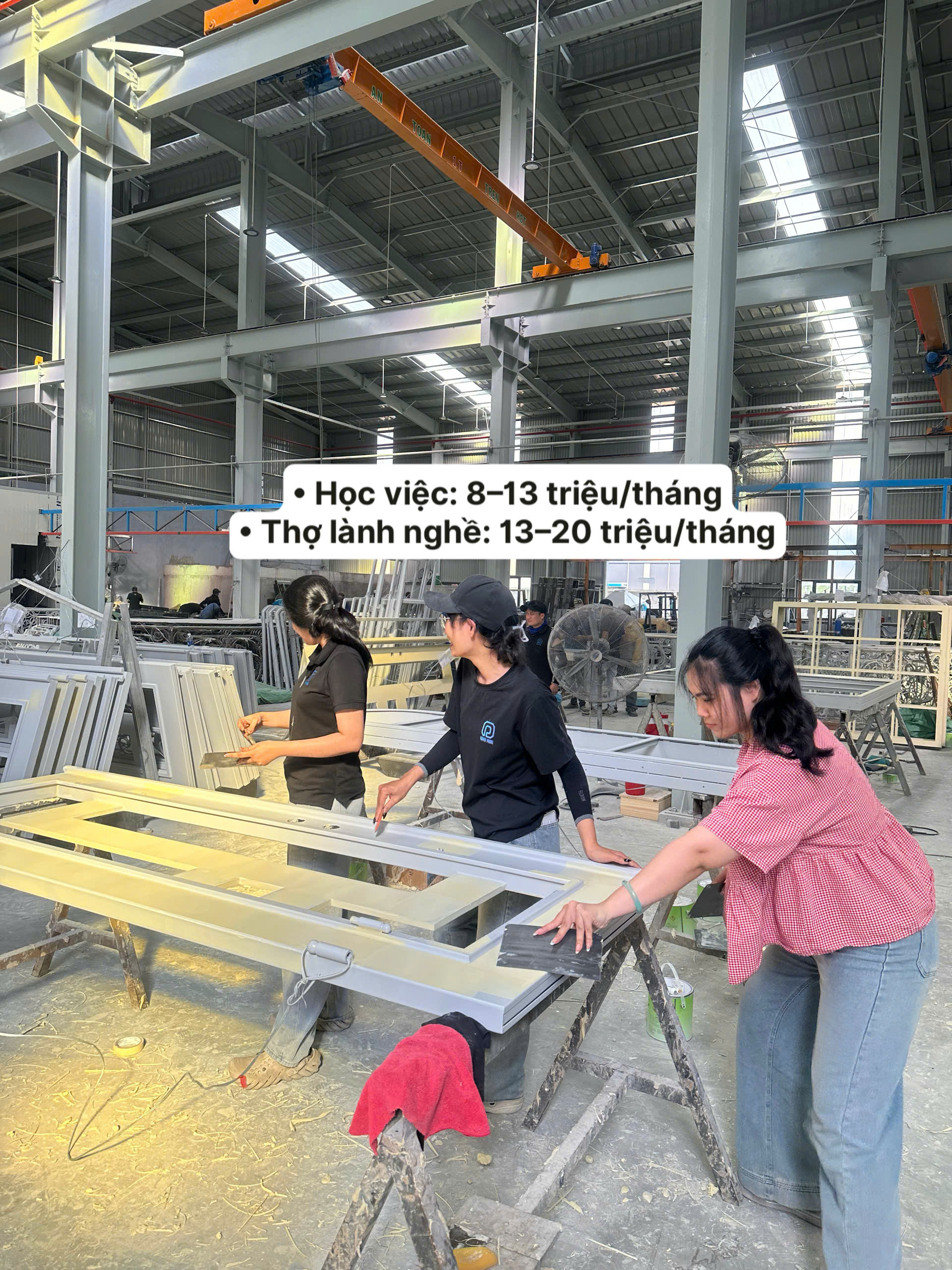 Tuyển LĐPT nam nữ - học nghề và thợ làm tại Long An