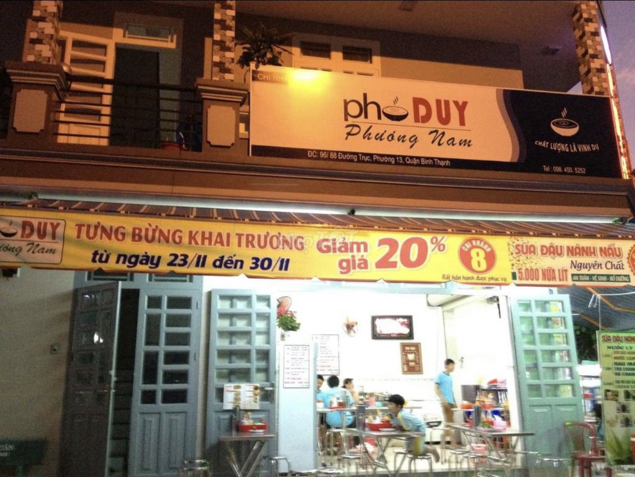Tuyển nhân viên nam phụ việc Quán Phở Duy Phương Nam ở Bình Thạnh