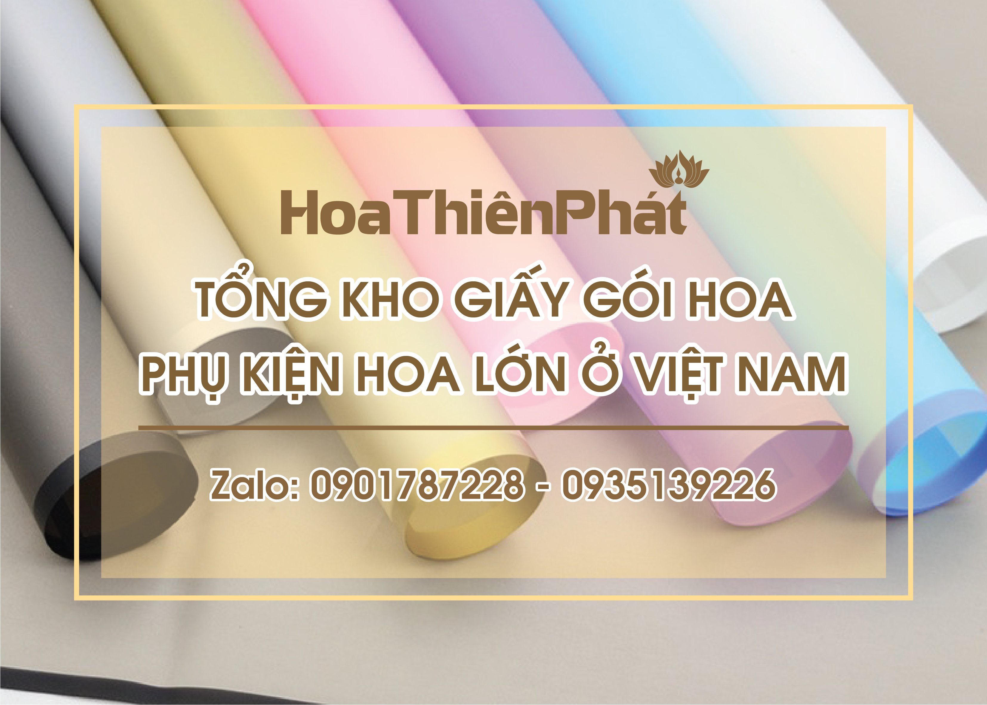 Cty chuyên giấy gói & phụ kiện hoa tuyển NV bán hàng làm Tân Phú