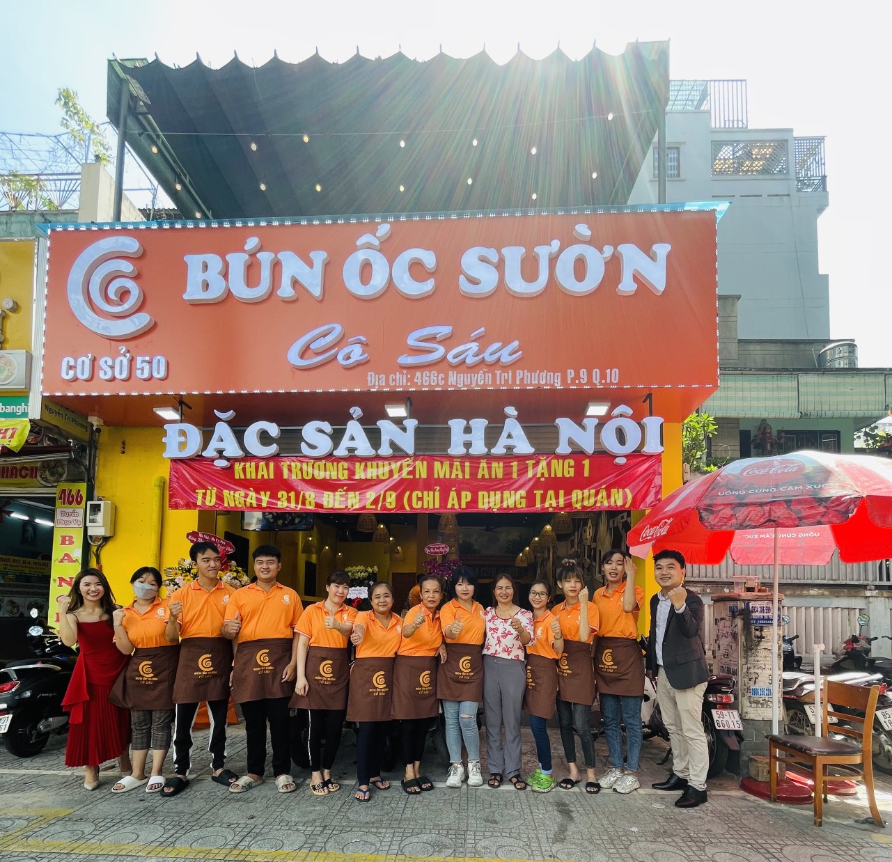 BÚN ỐC SƯỜN CÔ SÁU tuyển tạp vụ & phục vụ làm Q10