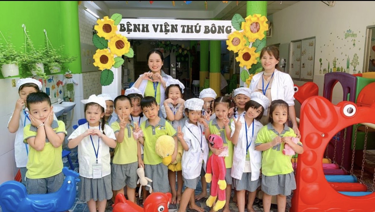Trường mầm non Cầu Vồng tuyển giáo viên mầm non làm Tân Bình