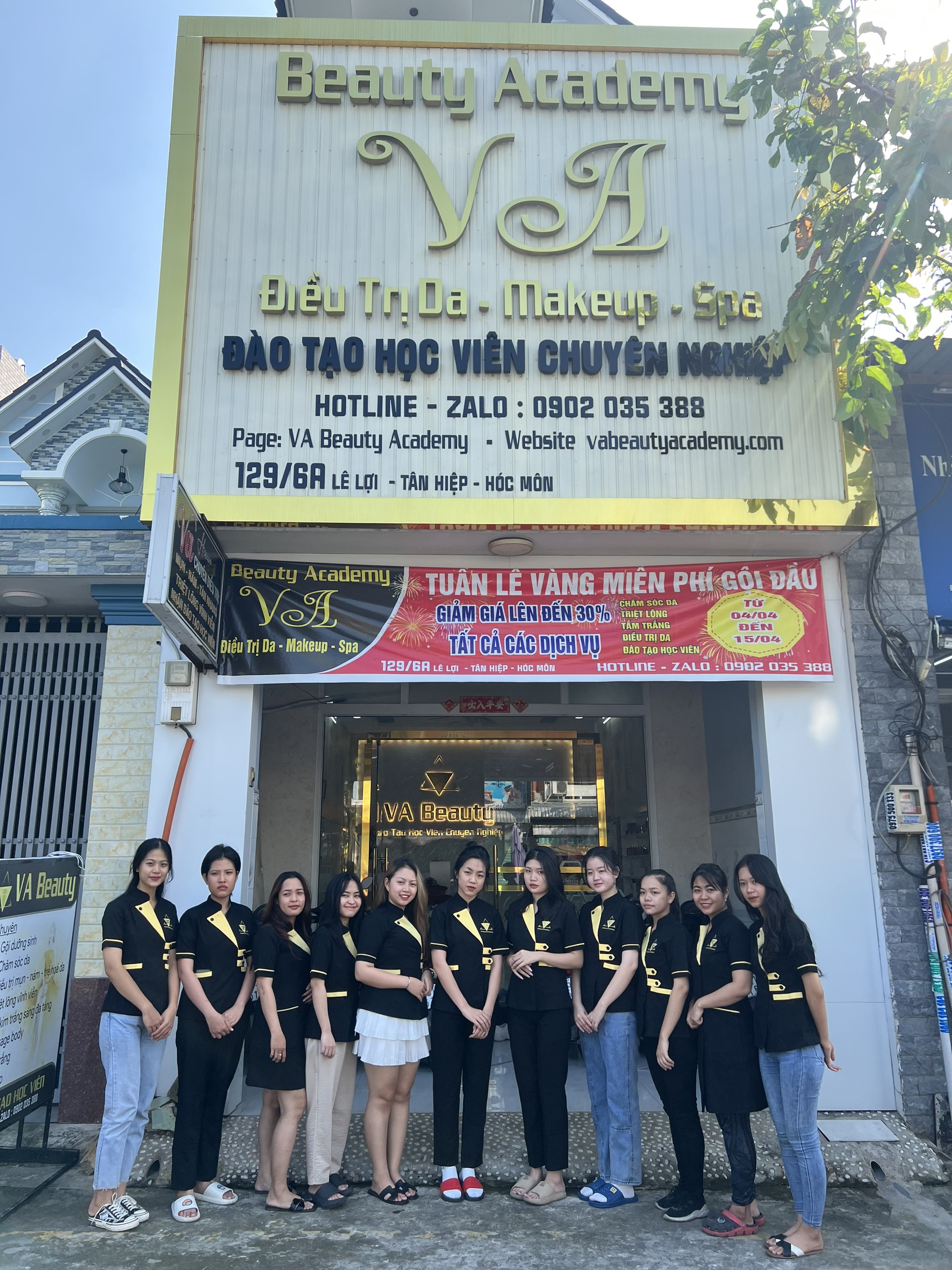 VA Beauty tuyển 5 kỹ thuật viên có kinh nghiệm làm Hóc Môn
