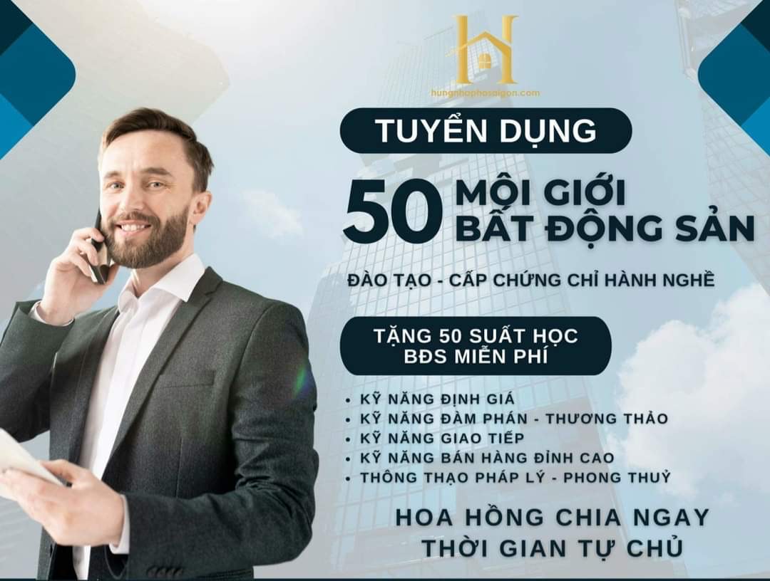 Tuyển cộng tác viên KD nhà phố khu vực toàn HCM